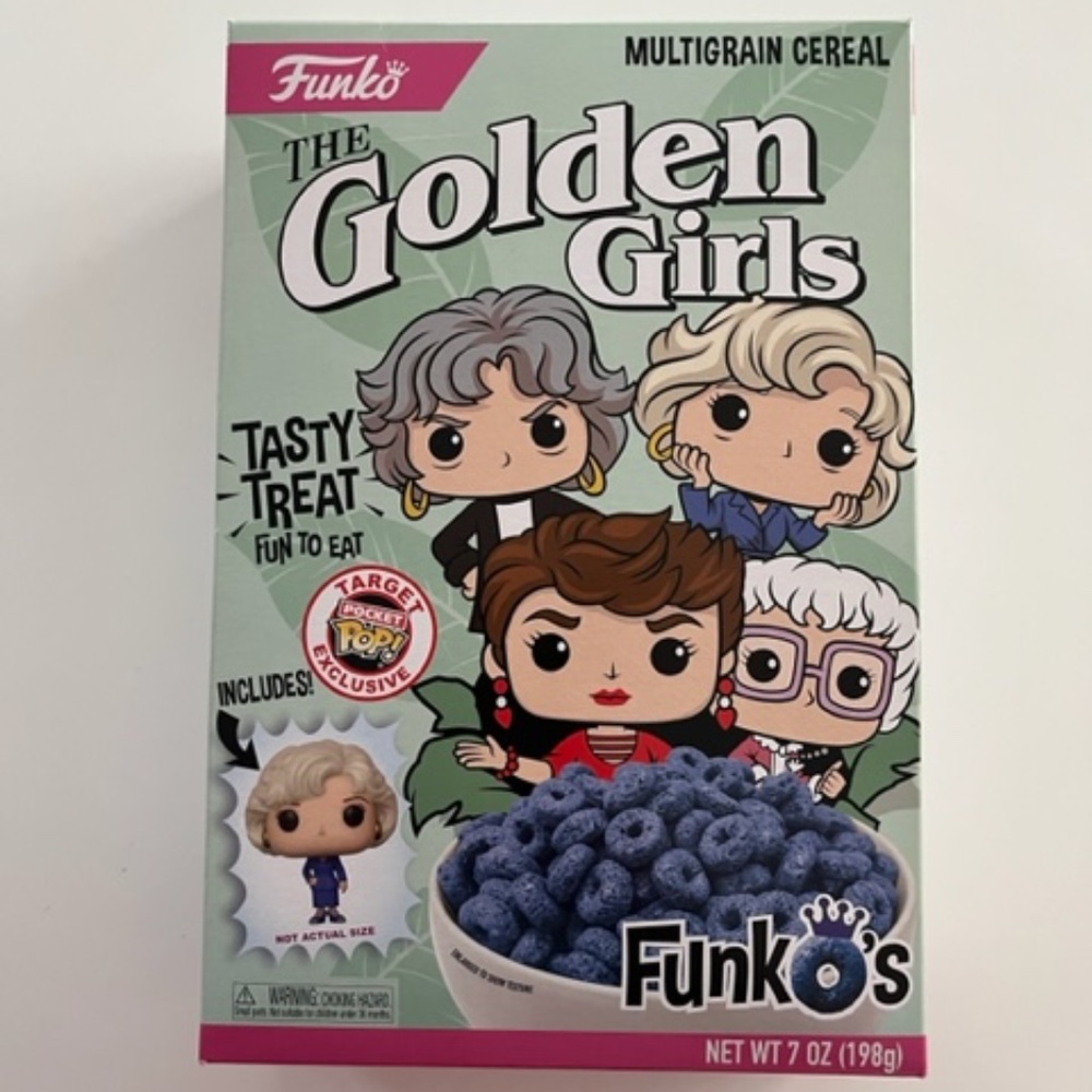 FUNKO Limited-edition collectible Golden Girls Multigrain Cereal. Unopened.